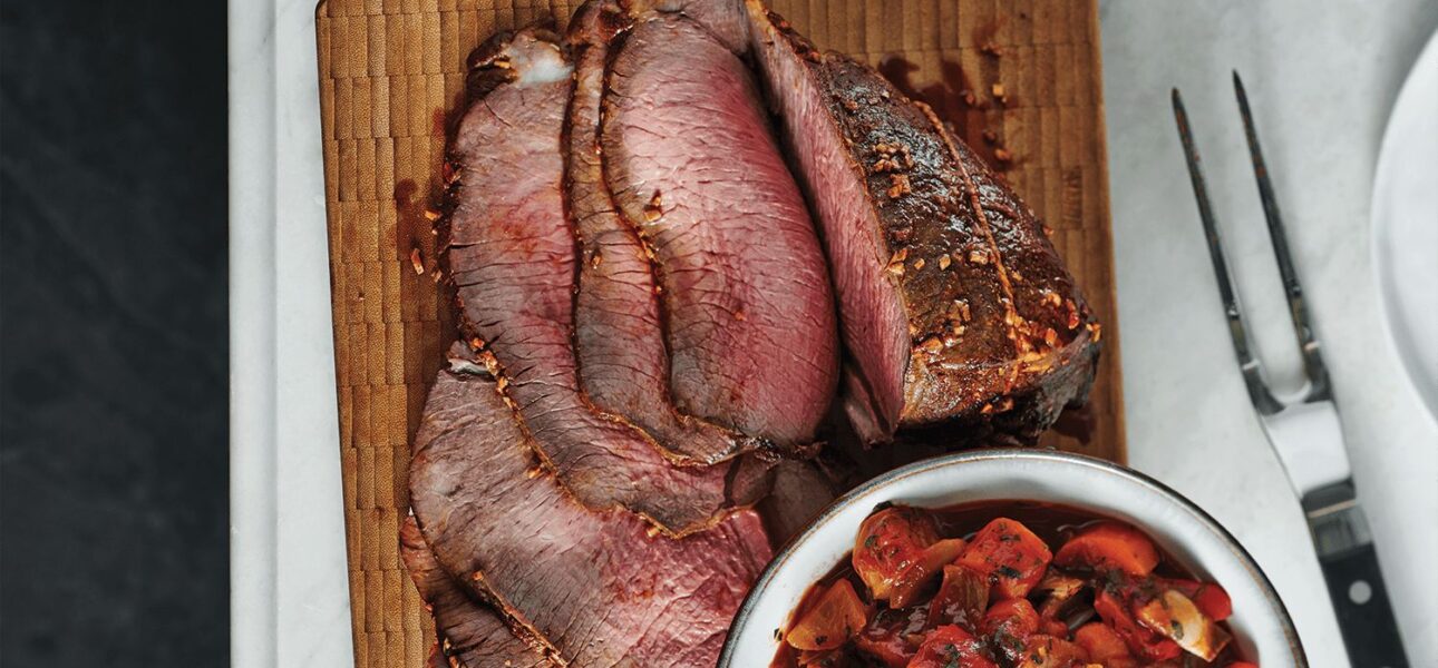 Beef Roast with Vegetable Ragu