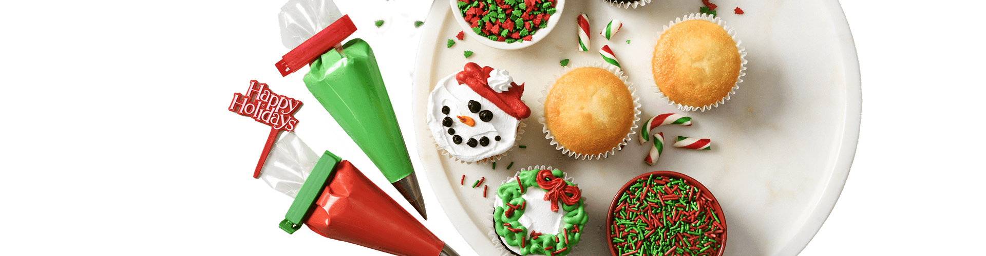 Christmas cupcakes