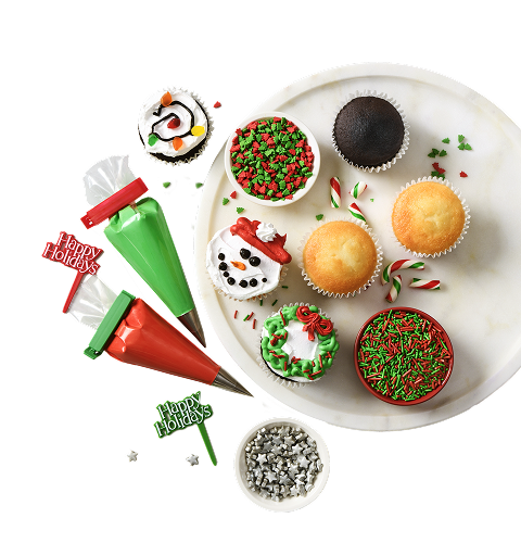 Christmas cupcakes