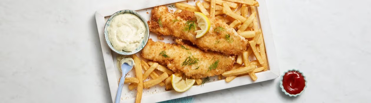 Air fryer fish and chips